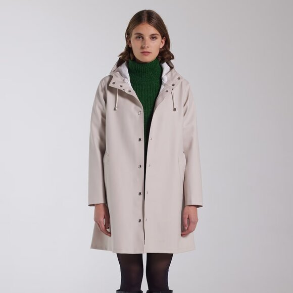 Stutterheim Moseback Raincoat XXS Cream - Picture 2 of 13